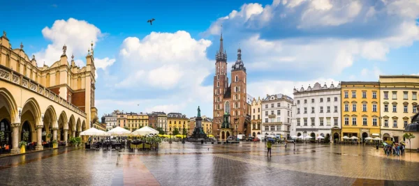 Voyage à Cracovie en avion