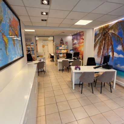 Intérieur de l'agence de Hannut